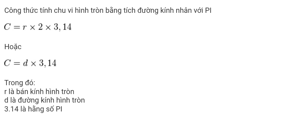 Công thức tính diện tích tam giác, hình tròn, hình vuông, hình chữ nhật, hình thang, hình bình hành-12