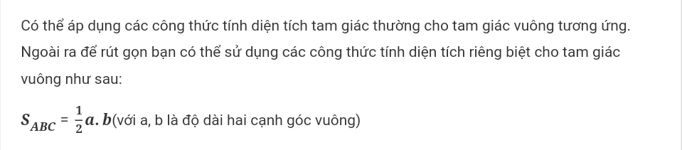 Công thức tính diện tích tam giác, hình tròn, hình vuông, hình chữ nhật, hình thang, hình bình hành-6