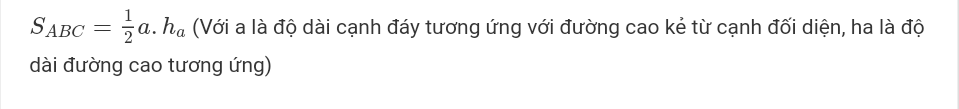 Công thức tính diện tích tam giác, hình tròn, hình vuông, hình chữ nhật, hình thang, hình bình hành-8