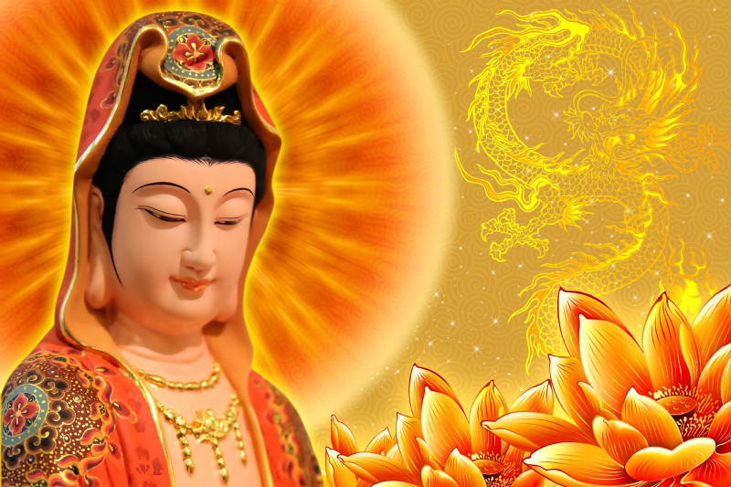Tải hình nền phật quan âm miễn phí chân thật, sống động