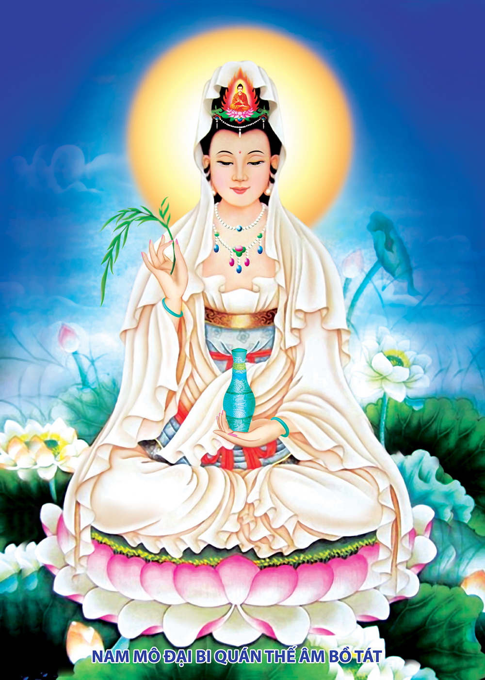 Tải hình nền phật quan âm miễn phí chân thật, sống động-15