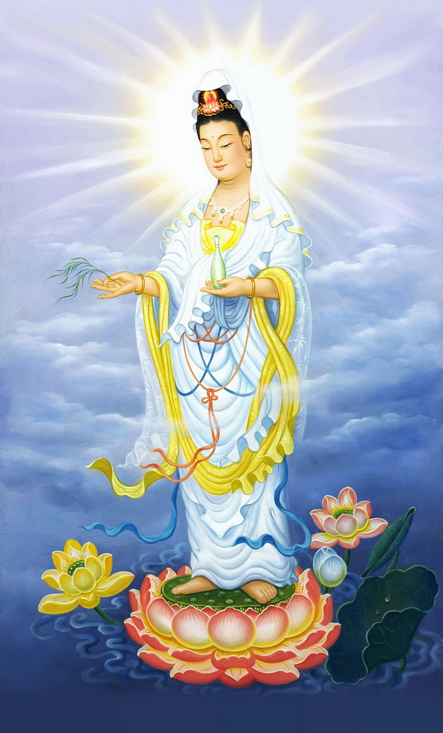 Tải hình nền phật quan âm miễn phí chân thật, sống động-18