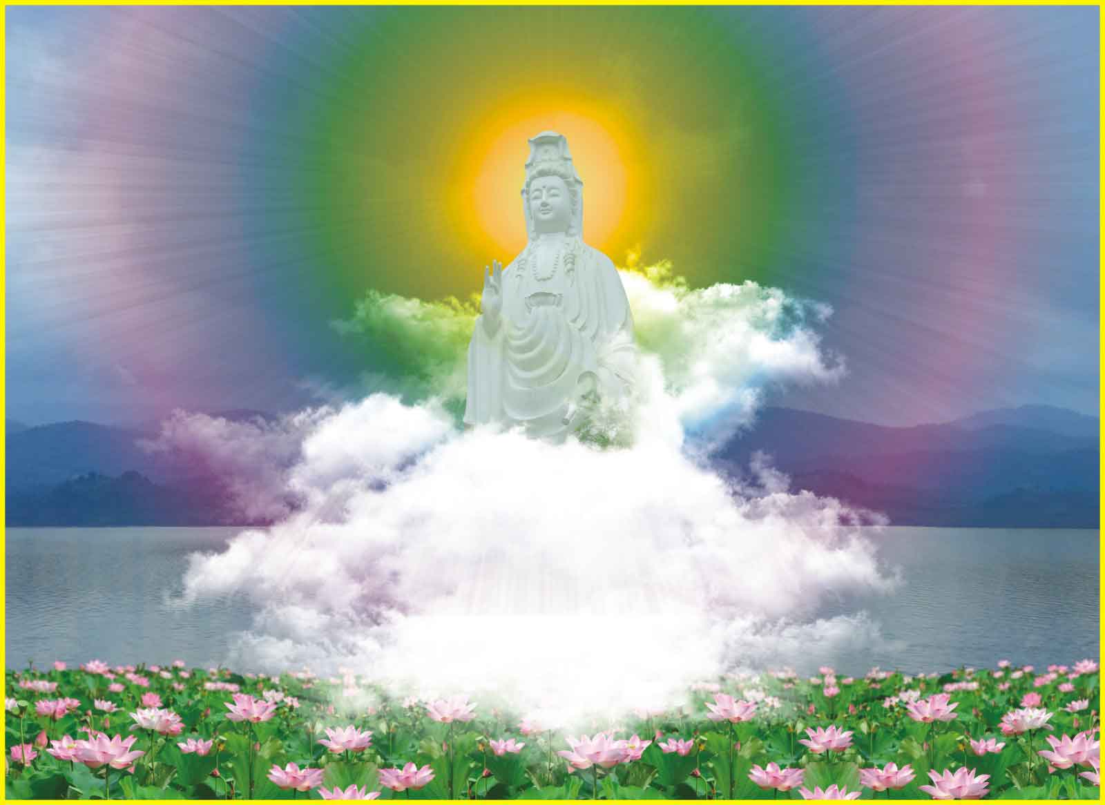 Tải hình nền phật quan âm miễn phí chân thật, sống động-21