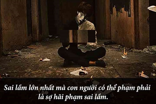 Những câu nói hay về sai lầm tuổi trẻ, Stt sai lầm khi yêu