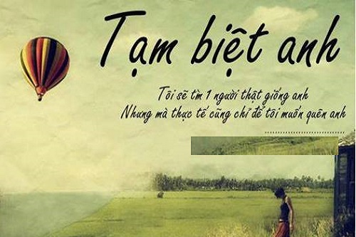 Những lời chào tạm biệt hay nhất, Stt tạm biệt khi xa quê-5