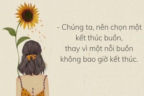 Những câu nói hay về sự kết thúc, Stt kết thúc mối quan hệ