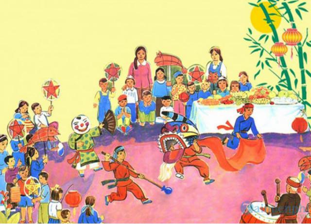 Tranh vẽ lễ hội Việt Nam