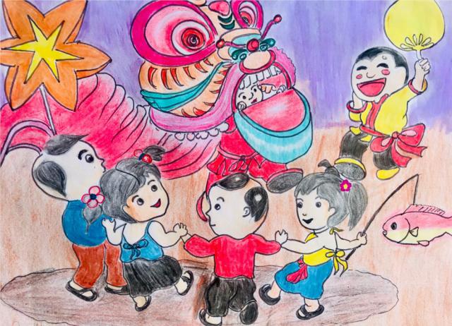 Tranh vẽ lễ hội Việt Nam