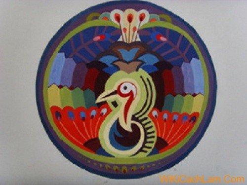 Các bước vẽ trang trí hình tròn đẹp, đơn giản nhất-5
