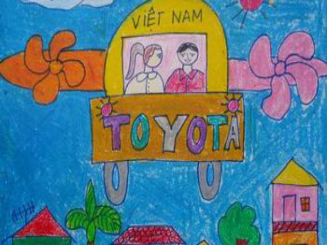 Tranh ve Chiec o to mo uoc 7